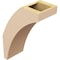 Ekena Millwork 5-inch W x 10-inch D x 14-inch H Thorton Rough Cedar Woodgrain TimberThane Knee Brace, Primed BRCUR05X10X14THRRCPR - alternate 3